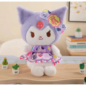Kuromi x Chupa Chups Plush Doll – Limited Edition – Pastel Purple Outfit